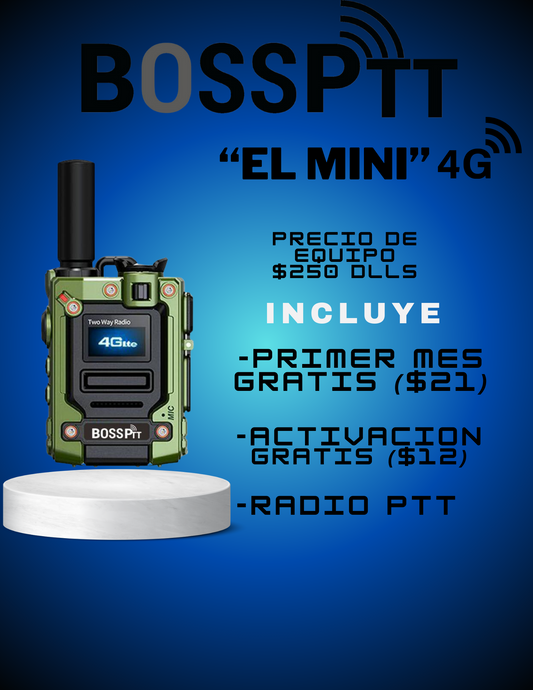 El Mini Two-Way Radio (Global Coverage)