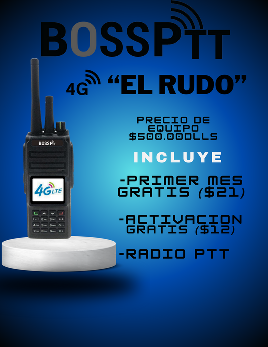 EL RUDO TWO WAY RADIO (GLOBAL COVERAGE)